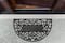 DII® Ivy Scroll Half Moon Welcome Rubber Doormat